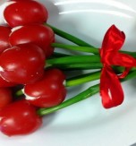 开胃菜“番茄郁金香”