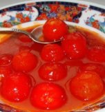 西红柿装在自己的果汁